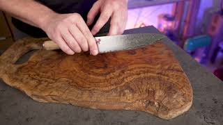 Olive Wood Cutting Board Review [upl. by Yrrum201]