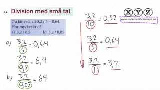 X 24 Division med små tal [upl. by Idonna]