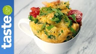 Microwave quiche in cup  tastecomau  tastecomau [upl. by Eatnuhs356]