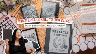 Which kindle should you buy in 2023 basic paperwhite oasis or scribe 📖 [upl. by Breech]