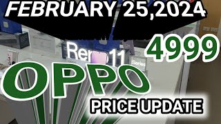 OPPO PRICES UPDATE RENO 11 5GReno10Reno85GA18A38A58A985GA77sA78FindN3Flip [upl. by Amathist]