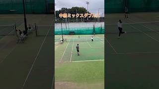 2023923中級ミックスダブルス試合風景 テニス tennis レオーネカップ leone game 大会 doubles シングルス highlight [upl. by Akimal804]