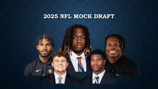 2025 NFL MOCK DRAFT [upl. by Ellevehc78]