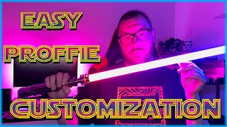 How To Add Blade Styles amp Fonts To A Proffie Lightsaber THE EASY WAY  Proffie OS Online Editor [upl. by Yole]