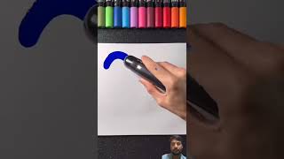 color art satisfying graffiti posca drawing music remix edm [upl. by Thury]