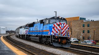 Metra MACH 507 leads an Inbound Special through Galewood IL [upl. by Adnavoj919]