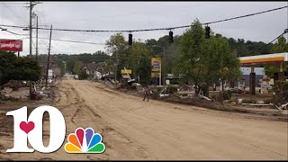 Asheville locals react to devastating flooding damage [upl. by Perl]