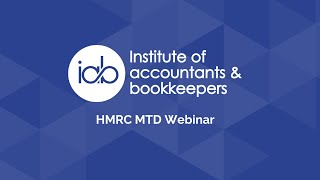 HMRC MTD Webinar [upl. by Anima944]