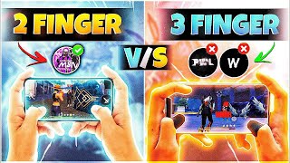 quot2 Finger vs 3 Finger Which is the Best Free Fire Control Method quot  Free Fire 3 Finger Setting [upl. by Laekim]