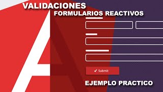 Validación de formularios reactivos en Angular 14 Tutorial paso a paso [upl. by Bundy]