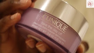 CLINIQUE TAKE THE DAY OFF CLEANSING BALM  QUICK EASY MAKEUP amp SUNSCREEN REMOVAL  byalicexo [upl. by Manda929]