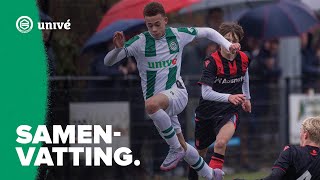 Samenvatting FC Groningen O17  Almere City FC [upl. by Louie]