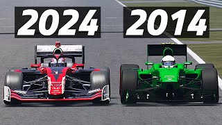 Is A SUPER FORMULA Faster Than The 2014 CATERHAM [upl. by Ariahay]