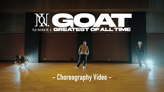 Numberi  GOAT Official Choreography Video [upl. by Ellimac866]