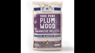 Knotty Wood Plum Wood Pellet Review [upl. by Stephan631]