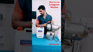 How to use Fumigation MachineorthoskillsFumigationMachine Foggermachinetrandingvideoshorts [upl. by Gnilrac]