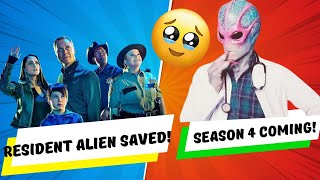 Unbelievable Rescue of Resident Alien 😱🎉 Season 4 Renewed 🚀 [upl. by Norb]