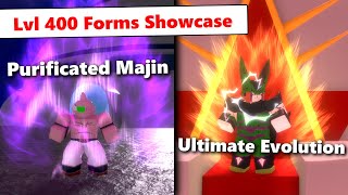 Purificated Majin amp Cell Ultimate Evolution Forms Showcase  DBZ Online Generations [upl. by Naesyar]