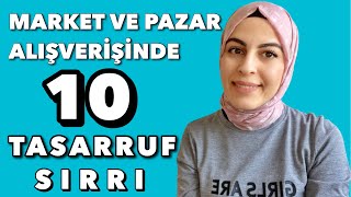 MARKET VE PAZAR ALIŞVERİŞİNDE NASIL TASARRUF EDİLİR💸 PARA BİRİKTİRME YÖNTEMLERİ [upl. by Tekla406]