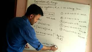 RING PROPERTIES PROOF IN HINDI  RING PROPERTIES [upl. by Jo-Anne543]