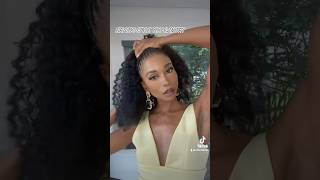 GRWM HALF UP HALF DOWN BRAIDS HAIRSTYLE  hairstyle curlyhair haircare naturalhair hair grwm [upl. by Hermione225]