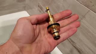 Changing a Kohler 11748KNA shower valve diverter  Glendale Plumbing Company  Pershing Plumbing [upl. by Pulchia]