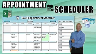 How To Create A Dynamic Appointment Scheduler In Excel Part 1 [upl. by Amalea]