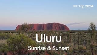 Uluru sunrise amp sunset [upl. by Mackey956]