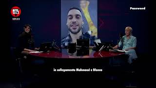 Mahmood e Blanco a RTL 1025 Sanremo 2022  giorno 1 [upl. by Cinimod]