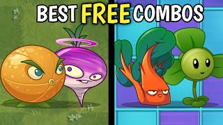 Best FREE Combos in Plants Vs Zombies 2 [upl. by Berthoud]