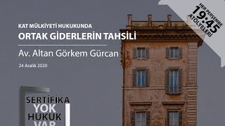 Kat Mülkiyeti Hukukunda Ortak Giderlerin Tahsili [upl. by Min]