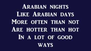 Arabian Nights Aladdin lyrics [upl. by Adnylg]