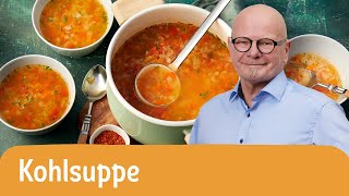 Kohlsuppe  REWE Deine Küche [upl. by Yelyah109]