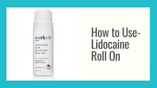 How to Use Workvie Lidocaine Pain Relieving Roll On [upl. by Atalante]