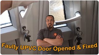 Faulty amp Locked UPVC Door Opened amp Lock Replaced  Your London Locksmith [upl. by Treat]