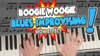 You Can Improvise  How to Solo and Play Blues Scales  Boogie Woogie Licks Piano Tutorial Lesson [upl. by Einaj]