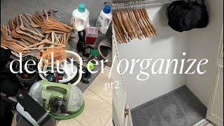 Decluttering amp Organizing Closets  PT 2 [upl. by Guinn]