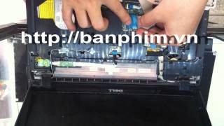 Thay bàn phím laptop Dell Vostro 1014 keyboard replacement fix assembly guide [upl. by Barbra]