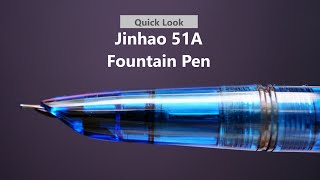 Jinhao 51A  Better than the modern Parker 51 [upl. by Nidroj]