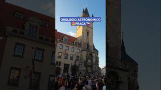 Orologio astronomico più grande e antico del mondo a Praga🕰😡🇨🇿 shorts travel vlog [upl. by Richarda]