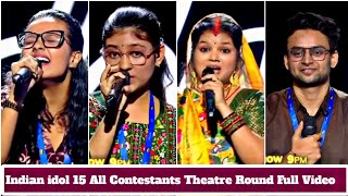 Indian idol 15 Auditions Theatre Round All Auditions Full Performances Video Shreya Ghoshal [upl. by Flam]