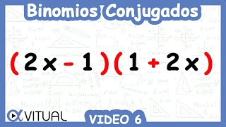 Binomios conjugados video 6 [upl. by Diahann]