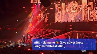 WRS  Llamame 🇹🇩 Live at Het Grote Songfestivalfeest 2023 [upl. by Guttery]