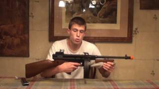 King Arms Thompson 1928 Airsoft Gun Review [upl. by Chaker105]