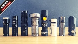 The Best 1835016340 EDC Flashlights Compared ArmyTek RovyVon Olight ThruNite Sofirn Nitecore [upl. by Reniar]