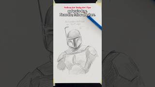 How to Draw Boba Fett Drawing Tutorial Please subscribe [upl. by Heall]