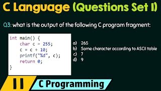 C Programming Important Questions Set 1 [upl. by Nylram]