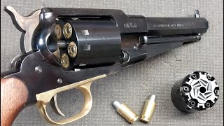 Pietta 1858 Remington 44 Cap amp Ball amp 45 ACP Combo  Shooting Review of This Awesome Revolver [upl. by Richey]