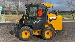 Lot 310 2018 JCB 300 Eco Skid Steer Loader [upl. by Ardnaskela]