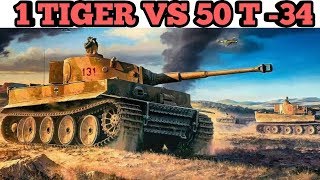 Battle Of Kursk July 1943  1 Tiger Vs 50 T  34  Franz Stuadegger [upl. by Deyes]